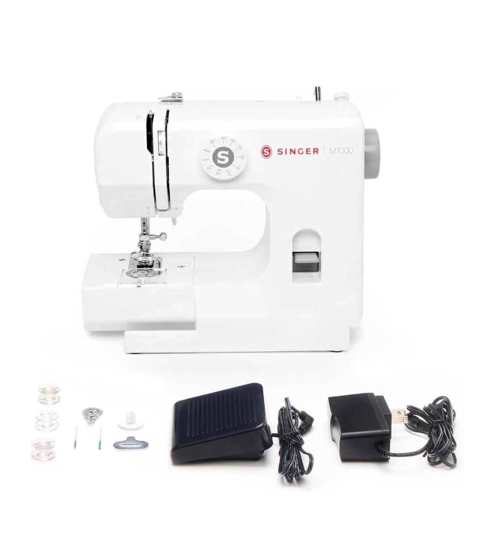 SINGER M1000 White Portable Mending Sewing Machine NIB
